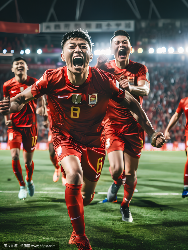 热闹足球比赛吸引目光，球员拼搏奋战坚韧不拔的简单介绍